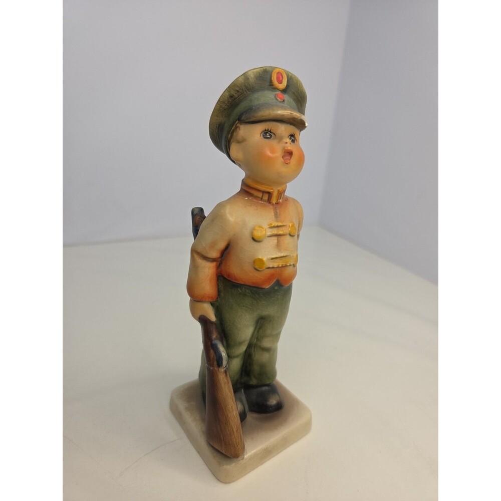 Goebel Hummel Vintage W. Germany 1957, Soldier Boy | 6”, Figurine #332, Chipped